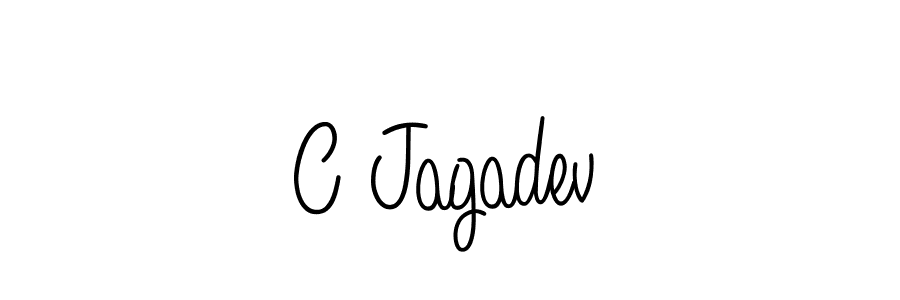 C Jagadev stylish signature style. Best Handwritten Sign (Angelique-Rose-font-FFP) for my name. Handwritten Signature Collection Ideas for my name C Jagadev. C Jagadev signature style 5 images and pictures png