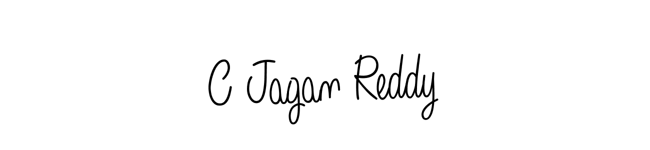 Design your own signature with our free online signature maker. With this signature software, you can create a handwritten (Angelique-Rose-font-FFP) signature for name C Jagan Reddy. C Jagan Reddy signature style 5 images and pictures png