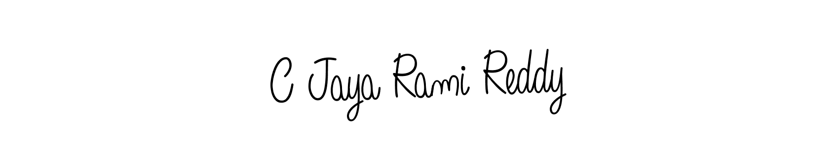 Make a short C Jaya Rami Reddy signature style. Manage your documents anywhere anytime using Angelique-Rose-font-FFP. Create and add eSignatures, submit forms, share and send files easily. C Jaya Rami Reddy signature style 5 images and pictures png