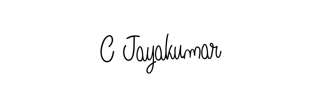 Use a signature maker to create a handwritten signature online. With this signature software, you can design (Angelique-Rose-font-FFP) your own signature for name C Jayakumar. C Jayakumar signature style 5 images and pictures png