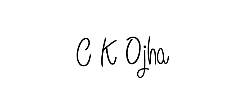 Once you've used our free online signature maker to create your best signature Angelique-Rose-font-FFP style, it's time to enjoy all of the benefits that C K Ojha name signing documents. C K Ojha signature style 5 images and pictures png