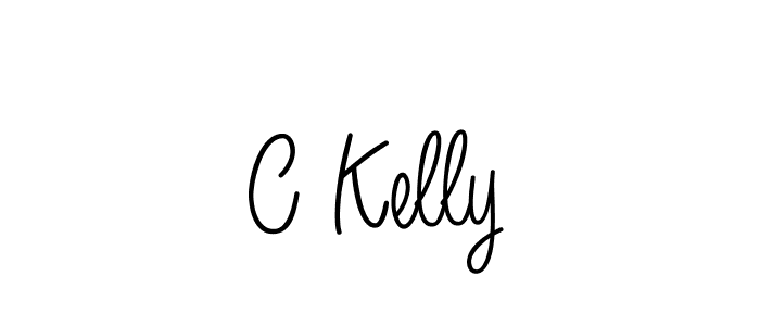 How to make C Kelly name signature. Use Angelique-Rose-font-FFP style for creating short signs online. This is the latest handwritten sign. C Kelly signature style 5 images and pictures png