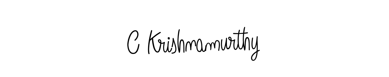 Design your own signature with our free online signature maker. With this signature software, you can create a handwritten (Angelique-Rose-font-FFP) signature for name C Krishnamurthy. C Krishnamurthy signature style 5 images and pictures png