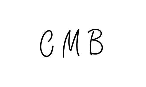C M B stylish signature style. Best Handwritten Sign (Angelique-Rose-font-FFP) for my name. Handwritten Signature Collection Ideas for my name C M B. C M B signature style 5 images and pictures png