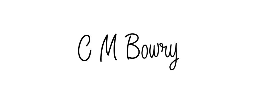 Create a beautiful signature design for name C M Bowry. With this signature (Angelique-Rose-font-FFP) fonts, you can make a handwritten signature for free. C M Bowry signature style 5 images and pictures png