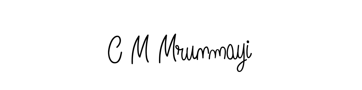 This is the best signature style for the C M Mrunmayi name. Also you like these signature font (Angelique-Rose-font-FFP). Mix name signature. C M Mrunmayi signature style 5 images and pictures png