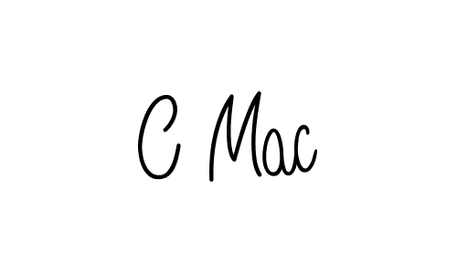 Design your own signature with our free online signature maker. With this signature software, you can create a handwritten (Angelique-Rose-font-FFP) signature for name C Mac. C Mac signature style 5 images and pictures png