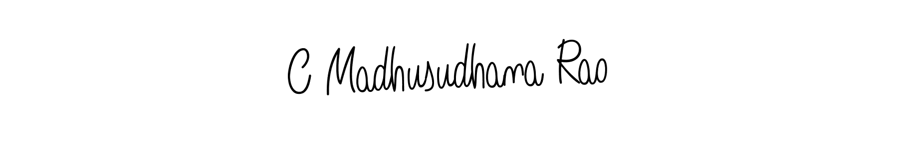 Make a beautiful signature design for name C Madhusudhana Rao. Use this online signature maker to create a handwritten signature for free. C Madhusudhana Rao signature style 5 images and pictures png