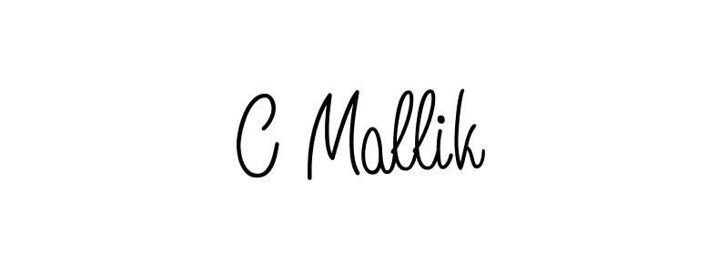 Best and Professional Signature Style for C Mallik. Angelique-Rose-font-FFP Best Signature Style Collection. C Mallik signature style 5 images and pictures png