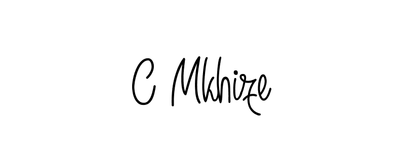 How to Draw C Mkhize signature style? Angelique-Rose-font-FFP is a latest design signature styles for name C Mkhize. C Mkhize signature style 5 images and pictures png