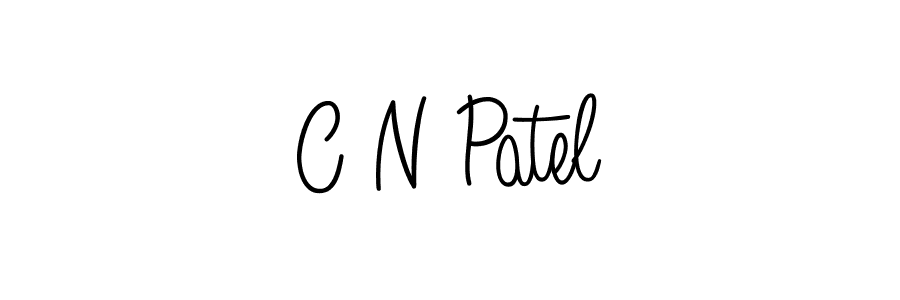 The best way (Angelique-Rose-font-FFP) to make a short signature is to pick only two or three words in your name. The name C N Patel include a total of six letters. For converting this name. C N Patel signature style 5 images and pictures png