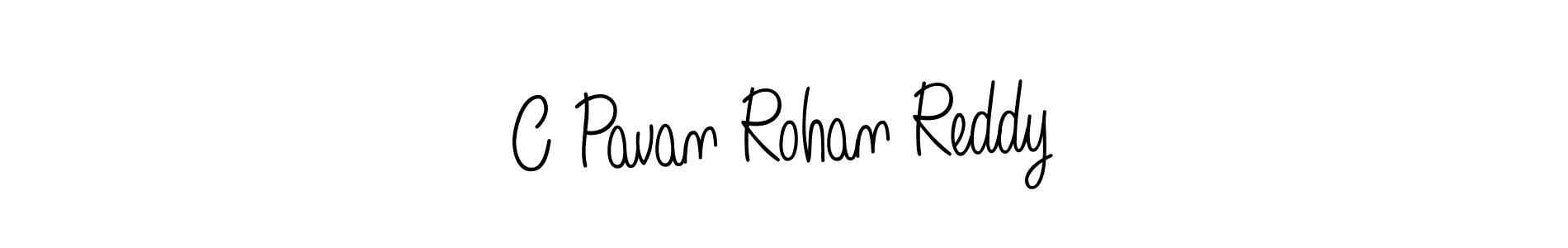 Also we have C Pavan Rohan Reddy name is the best signature style. Create professional handwritten signature collection using Angelique-Rose-font-FFP autograph style. C Pavan Rohan Reddy signature style 5 images and pictures png