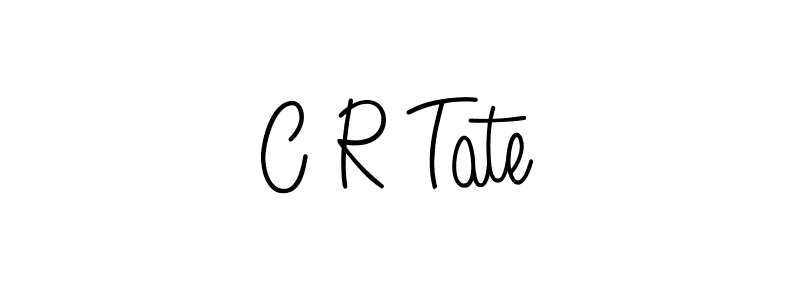 Use a signature maker to create a handwritten signature online. With this signature software, you can design (Angelique-Rose-font-FFP) your own signature for name C R Tate. C R Tate signature style 5 images and pictures png