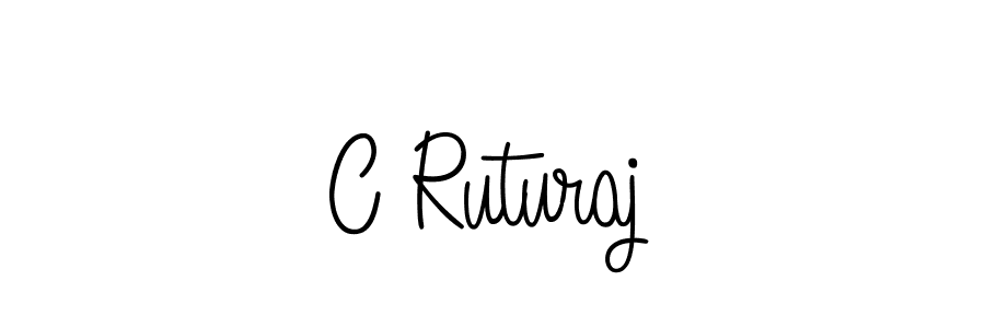 You can use this online signature creator to create a handwritten signature for the name C Ruturaj. This is the best online autograph maker. C Ruturaj signature style 5 images and pictures png