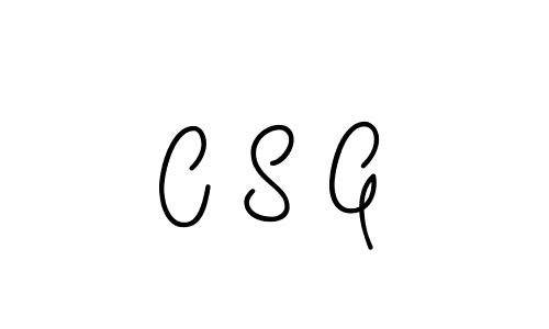 You should practise on your own different ways (Angelique-Rose-font-FFP) to write your name (C S G) in signature. don't let someone else do it for you. C S G signature style 5 images and pictures png