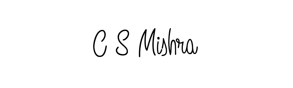 How to make C S Mishra name signature. Use Angelique-Rose-font-FFP style for creating short signs online. This is the latest handwritten sign. C S Mishra signature style 5 images and pictures png