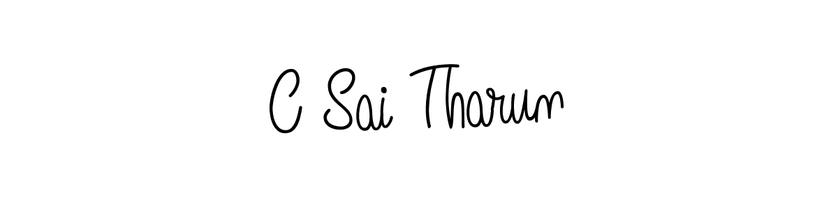 Make a beautiful signature design for name C Sai Tharun. Use this online signature maker to create a handwritten signature for free. C Sai Tharun signature style 5 images and pictures png