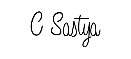 A modern signature idea for name C Sastya using Angelique-Rose-font-FFP font. Clean strokes and elegant curves make it stand out instantly. C Sastya signature style 5 images and pictures png