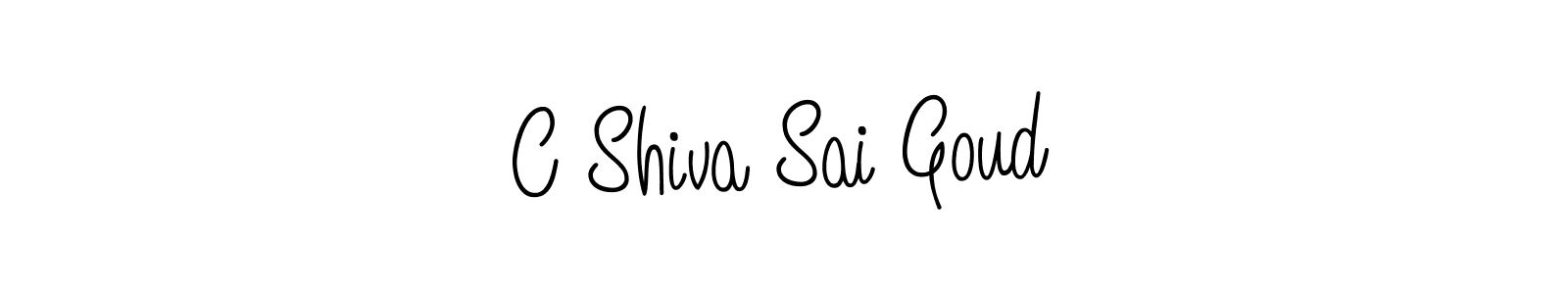 Create a beautiful signature design for name C Shiva Sai Goud. With this signature (Angelique-Rose-font-FFP) fonts, you can make a handwritten signature for free. C Shiva Sai Goud signature style 5 images and pictures png