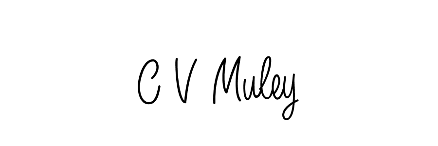 Check out images of Autograph of C V Muley name. Actor C V Muley Signature Style. Angelique-Rose-font-FFP is a professional sign style online. C V Muley signature style 5 images and pictures png