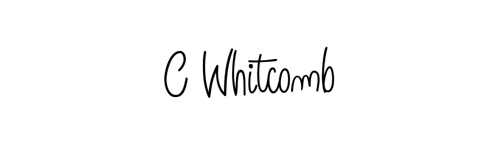 Design your own signature with our free online signature maker. With this signature software, you can create a handwritten (Angelique-Rose-font-FFP) signature for name C Whitcomb. C Whitcomb signature style 5 images and pictures png