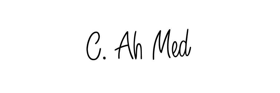 Also You can easily find your signature by using the search form. We will create C. Ah Med name handwritten signature images for you free of cost using Angelique-Rose-font-FFP sign style. C. Ah Med signature style 5 images and pictures png