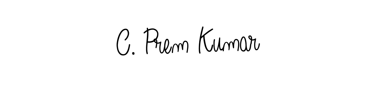 Design your own signature with our free online signature maker. With this signature software, you can create a handwritten (Angelique-Rose-font-FFP) signature for name C. Prem Kumar. C. Prem Kumar signature style 5 images and pictures png