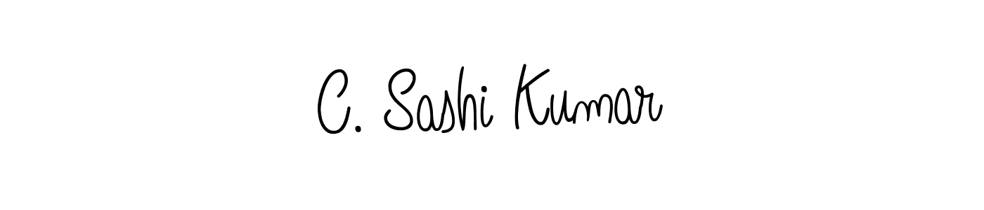 How to Draw C. Sashi Kumar signature style? Angelique-Rose-font-FFP is a latest design signature styles for name C. Sashi Kumar. C. Sashi Kumar signature style 5 images and pictures png