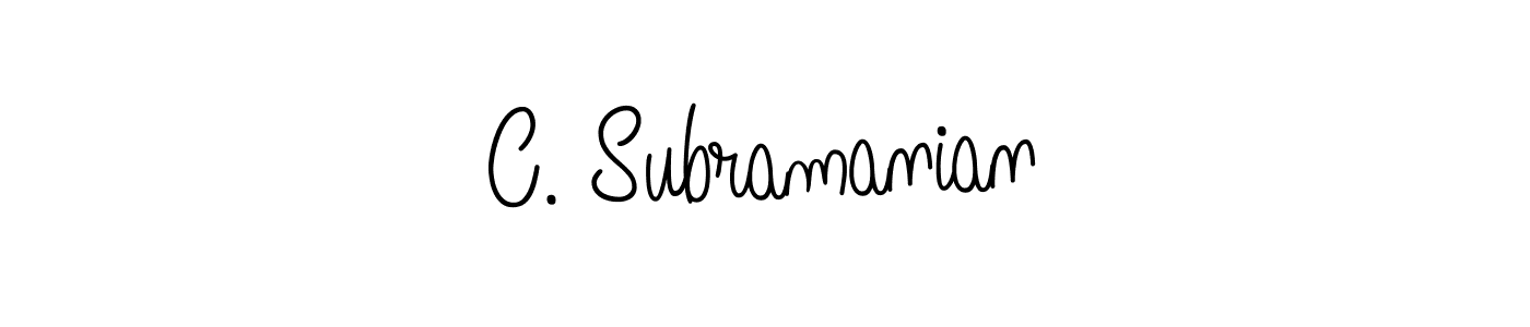 Also we have C. Subramanian name is the best signature style. Create professional handwritten signature collection using Angelique-Rose-font-FFP autograph style. C. Subramanian signature style 5 images and pictures png