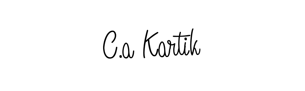 Also You can easily find your signature by using the search form. We will create C.a Kartik name handwritten signature images for you free of cost using Angelique-Rose-font-FFP sign style. C.a Kartik signature style 5 images and pictures png