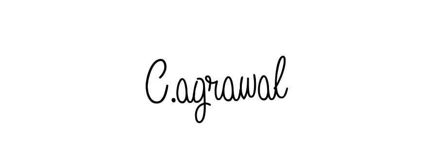 Create a beautiful signature design for name C.agrawal. With this signature (Angelique-Rose-font-FFP) fonts, you can make a handwritten signature for free. C.agrawal signature style 5 images and pictures png