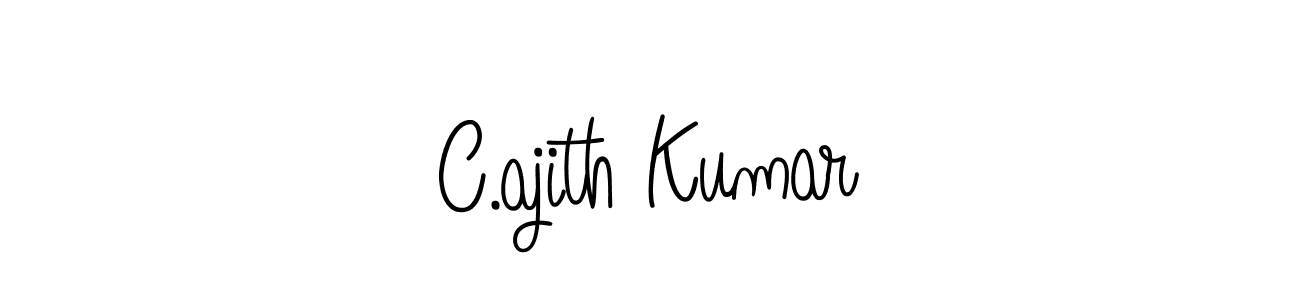 Make a beautiful signature design for name C.ajith Kumar. Use this online signature maker to create a handwritten signature for free. C.ajith Kumar signature style 5 images and pictures png