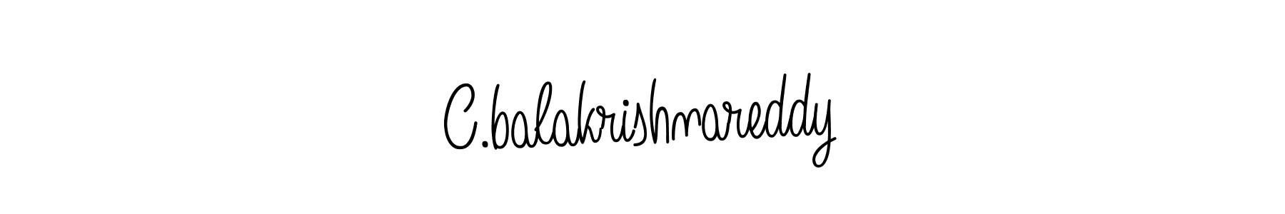 You should practise on your own different ways (Angelique-Rose-font-FFP) to write your name (C.balakrishnareddy) in signature. don't let someone else do it for you. C.balakrishnareddy signature style 5 images and pictures png