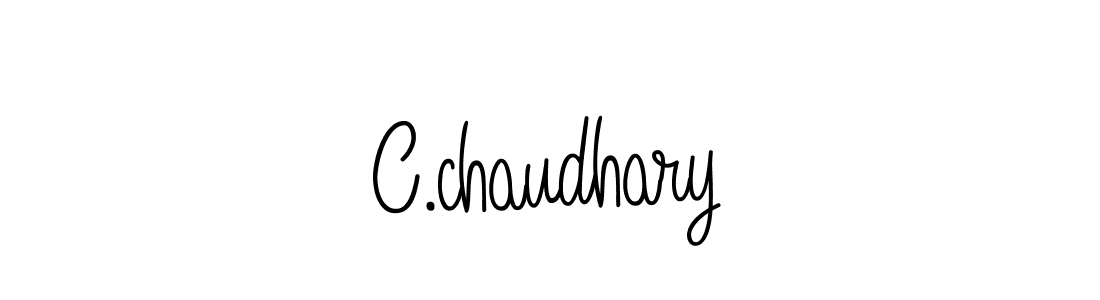 Make a beautiful signature design for name C.chaudhary. Use this online signature maker to create a handwritten signature for free. C.chaudhary signature style 5 images and pictures png