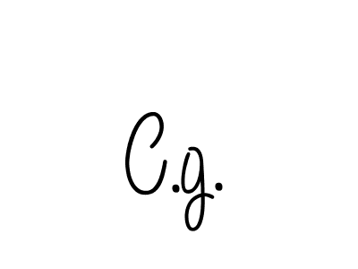 How to make C.g. name signature. Use Angelique-Rose-font-FFP style for creating short signs online. This is the latest handwritten sign. C.g. signature style 5 images and pictures png