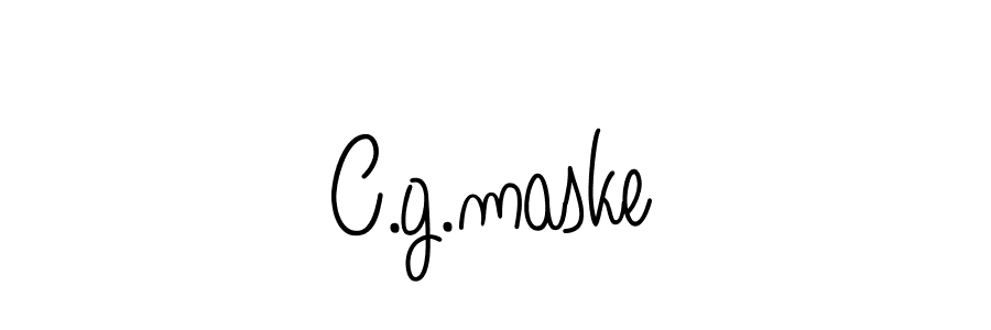 How to make C.g.maske signature? Angelique-Rose-font-FFP is a professional autograph style. Create handwritten signature for C.g.maske name. C.g.maske signature style 5 images and pictures png