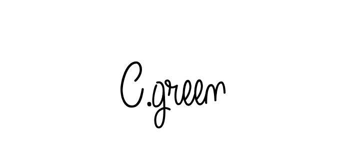 if you are searching for the best signature style for your name C.green. so please give up your signature search. here we have designed multiple signature styles  using Angelique-Rose-font-FFP. C.green signature style 5 images and pictures png