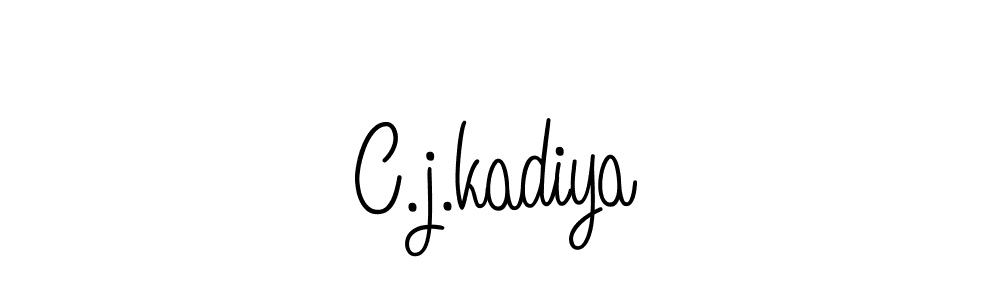 if you are searching for the best signature style for your name C.j.kadiya. so please give up your signature search. here we have designed multiple signature styles  using Angelique-Rose-font-FFP. C.j.kadiya signature style 5 images and pictures png