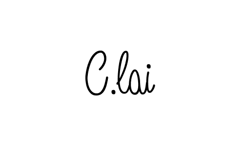 How to make C.lai name signature. Use Angelique-Rose-font-FFP style for creating short signs online. This is the latest handwritten sign. C.lai signature style 5 images and pictures png