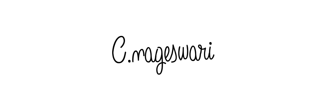 Make a beautiful signature design for name C.nageswari. With this signature (Angelique-Rose-font-FFP) style, you can create a handwritten signature for free. C.nageswari signature style 5 images and pictures png