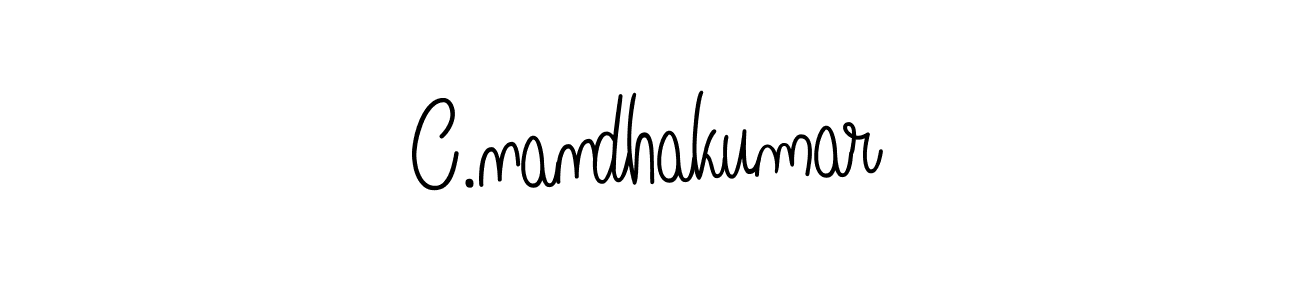 Create a beautiful signature design for name C.nandhakumar. With this signature (Angelique-Rose-font-FFP) fonts, you can make a handwritten signature for free. C.nandhakumar signature style 5 images and pictures png