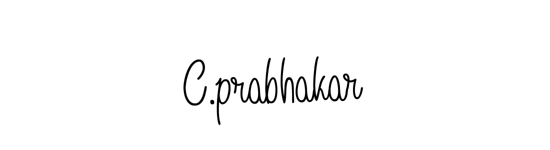 Create a beautiful signature design for name C.prabhakar. With this signature (Angelique-Rose-font-FFP) fonts, you can make a handwritten signature for free. C.prabhakar signature style 5 images and pictures png