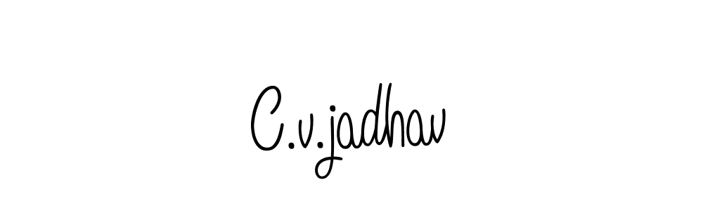 Make a beautiful signature design for name C.v.jadhav. Use this online signature maker to create a handwritten signature for free. C.v.jadhav signature style 5 images and pictures png