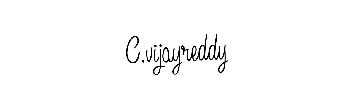 C.vijayreddy stylish signature style. Best Handwritten Sign (Angelique-Rose-font-FFP) for my name. Handwritten Signature Collection Ideas for my name C.vijayreddy. C.vijayreddy signature style 5 images and pictures png