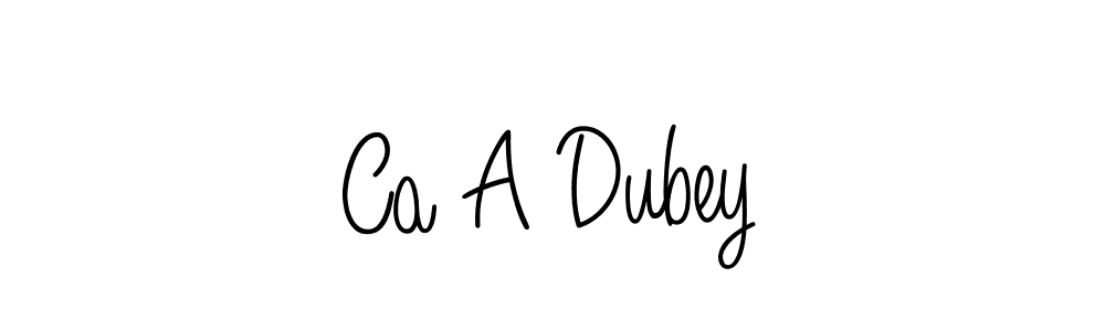 Use a signature maker to create a handwritten signature online. With this signature software, you can design (Angelique-Rose-font-FFP) your own signature for name Ca A Dubey. Ca A Dubey signature style 5 images and pictures png