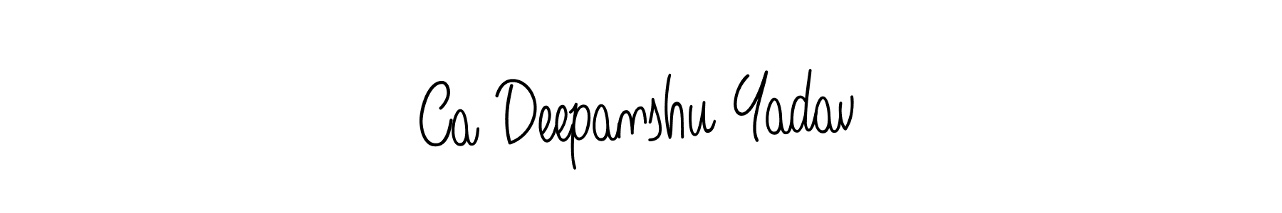 Make a beautiful signature design for name Ca Deepanshu Yadav. Use this online signature maker to create a handwritten signature for free. Ca Deepanshu Yadav signature style 5 images and pictures png
