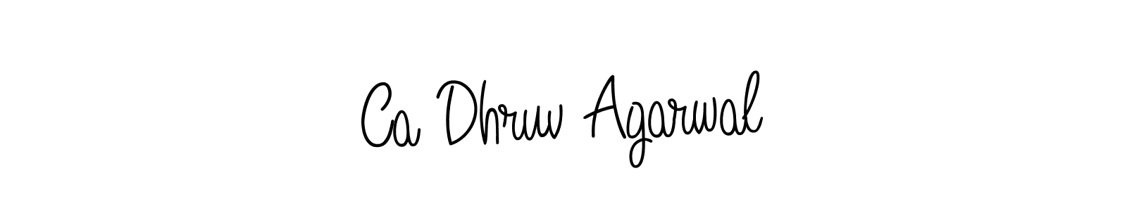 How to make Ca Dhruv Agarwal signature? Angelique-Rose-font-FFP is a professional autograph style. Create handwritten signature for Ca Dhruv Agarwal name. Ca Dhruv Agarwal signature style 5 images and pictures png