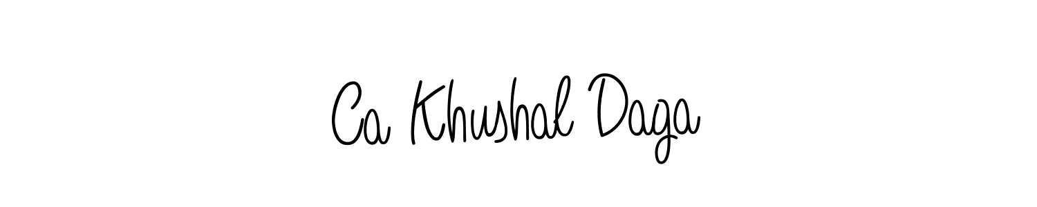 See photos of Ca Khushal Daga official signature by Spectra . Check more albums & portfolios. Read reviews & check more about Angelique-Rose-font-FFP font. Ca Khushal Daga signature style 5 images and pictures png