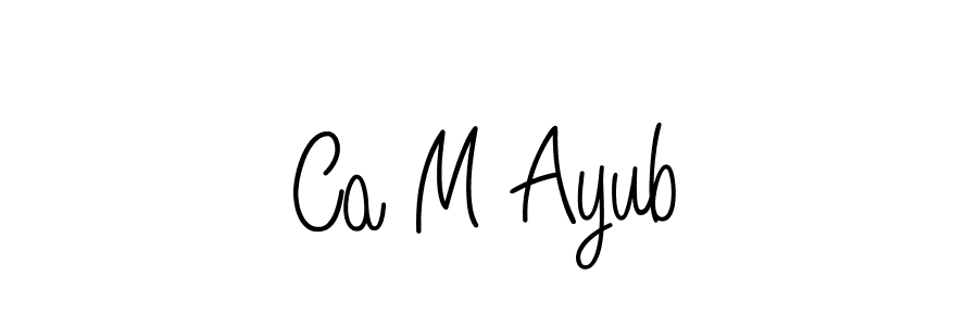 Once you've used our free online signature maker to create your best signature Angelique-Rose-font-FFP style, it's time to enjoy all of the benefits that Ca M Ayub name signing documents. Ca M Ayub signature style 5 images and pictures png