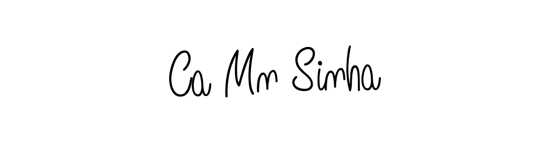 Ca Mn Sinha stylish signature style. Best Handwritten Sign (Angelique-Rose-font-FFP) for my name. Handwritten Signature Collection Ideas for my name Ca Mn Sinha. Ca Mn Sinha signature style 5 images and pictures png